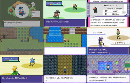 Pokemon Jupiter GBA ROM Hack Video Game Custom Gameboy Advance