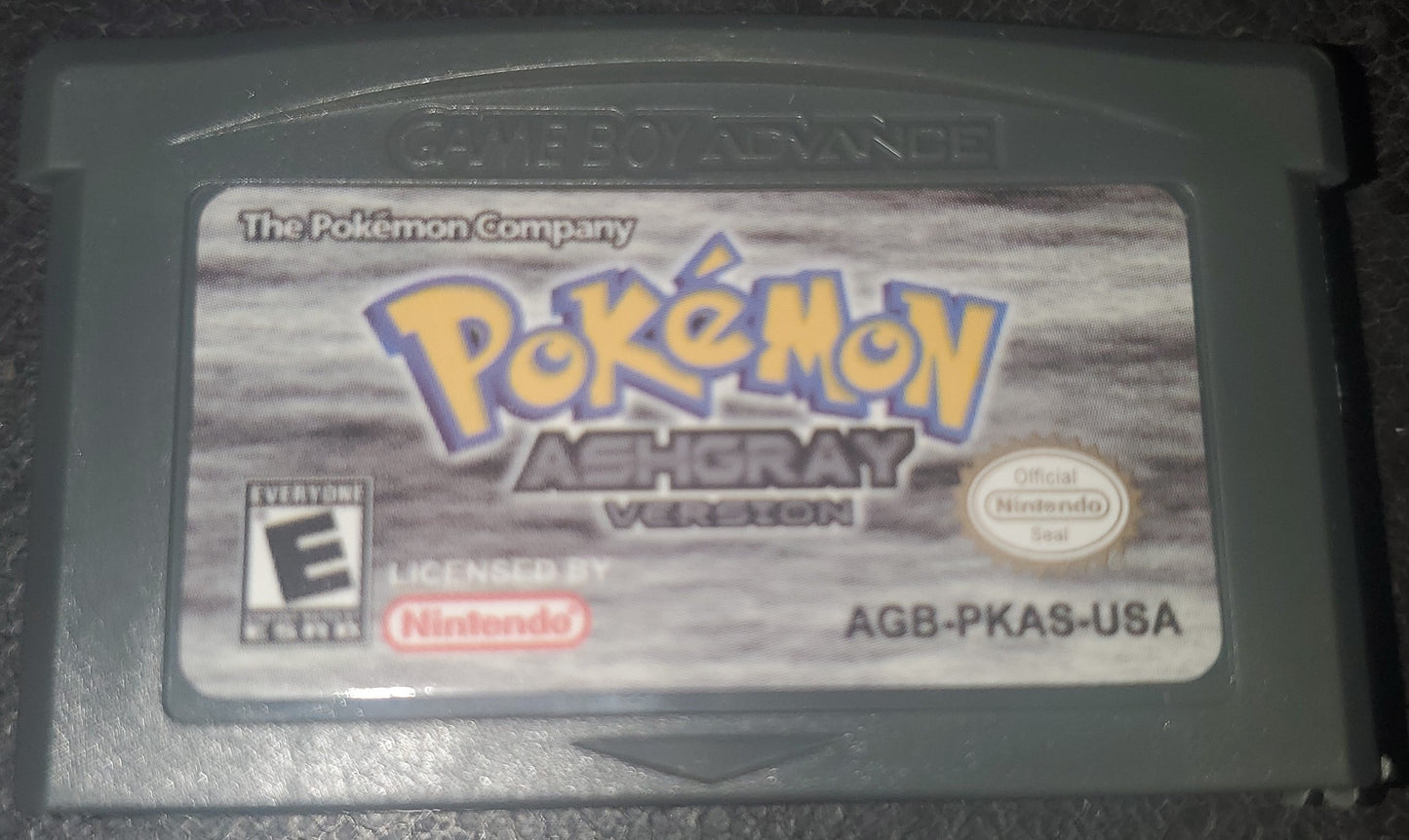 Pokemon AshGray GBA ROM Hack Video Game Custom Gameboy Advance