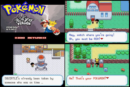 Pokemon AshGray GBA ROM Hack Video Game Custom Gameboy Advance