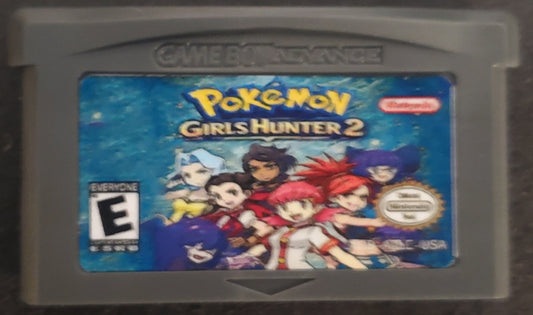 Pokemon Girls Hunter 2 GBA Pokemon ROM Hack Video Game Boy Advance