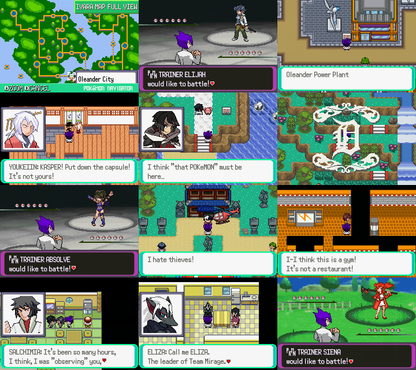 Pokemon Mega Power GBA ROM Hack Video Game Gameboy Advance Custom
