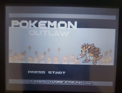 Pokemon Outlaw GBA ROM Hack Video Game Custom Gameboy Advance