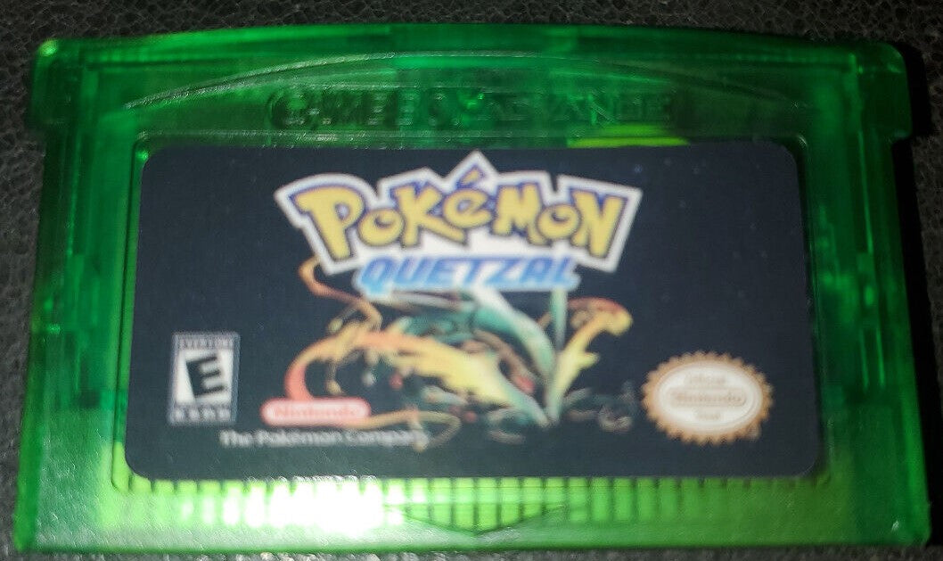 Pokemon Quetzal GBA ROM Hack Video Game Custom Gameboy Advance