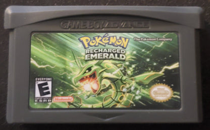 Pokemon Recharged Emerald GBA Pokemon ROM Hack Video Game Boy Advance
