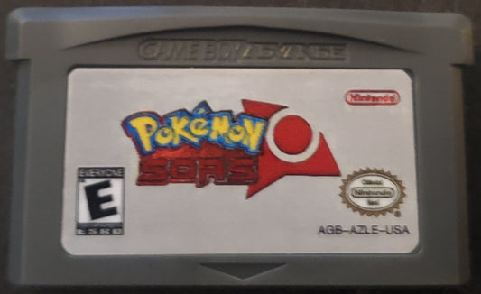 Pokemon SORS GBA Pokemon ROM Hack Video Game Boy Advance