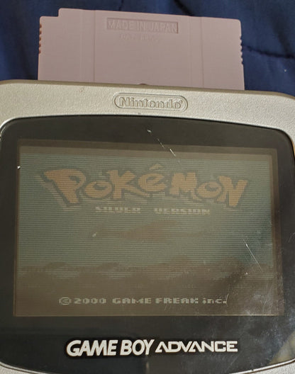 Pokemon Silver GBC Video Game Cartidge Game Boy Color 2000