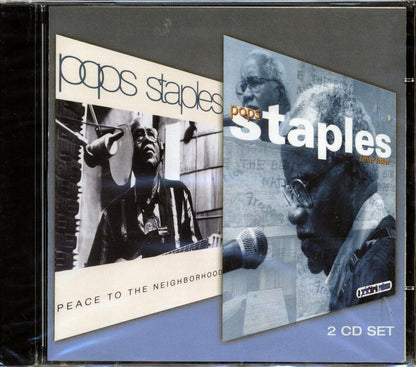 Pops Staples - Peace to the Neighborhood + Father, Father [2006 New Double CD]