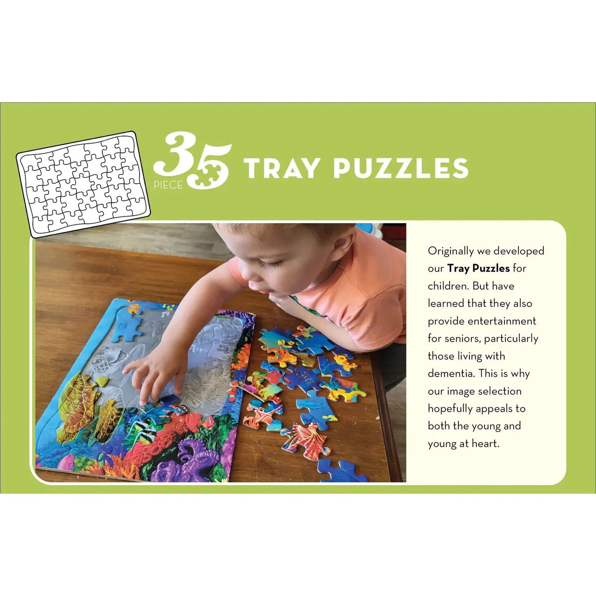 Porch Swing Buddies 35 Piece Tray Jigsaw Puzzle Cobble Hill