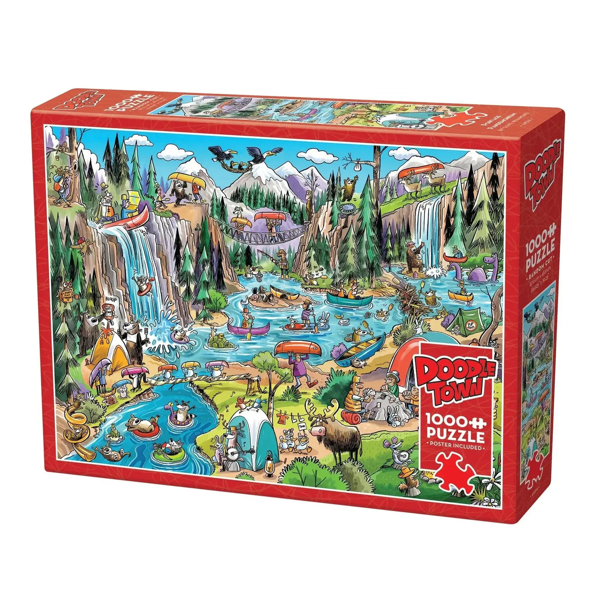 Portage Pandemonium 1000 Piece Jigsaw Puzzle Cobble Hill