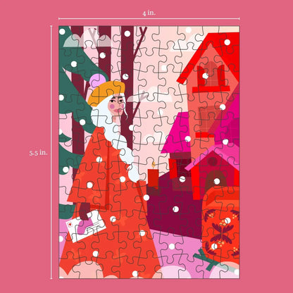 Postcard 99 Piece Mini Jigsaw Puzzle Puzzledly