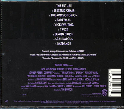 Prince - Batman (Motion Picture Soundtrack) [1989 New CD]