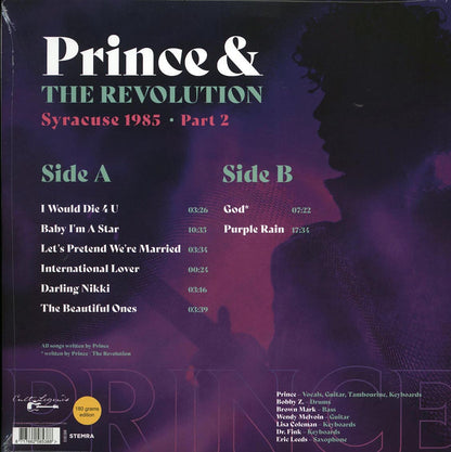 Prince & The Revolution - Syracuse 1985 Part 2 [2022 Unofficial 180G] [New Vinyl Record LP]