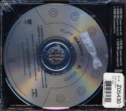 Puff Daddy Featuring Hurricane G - P.E. 2000 [1999 New CD Single]