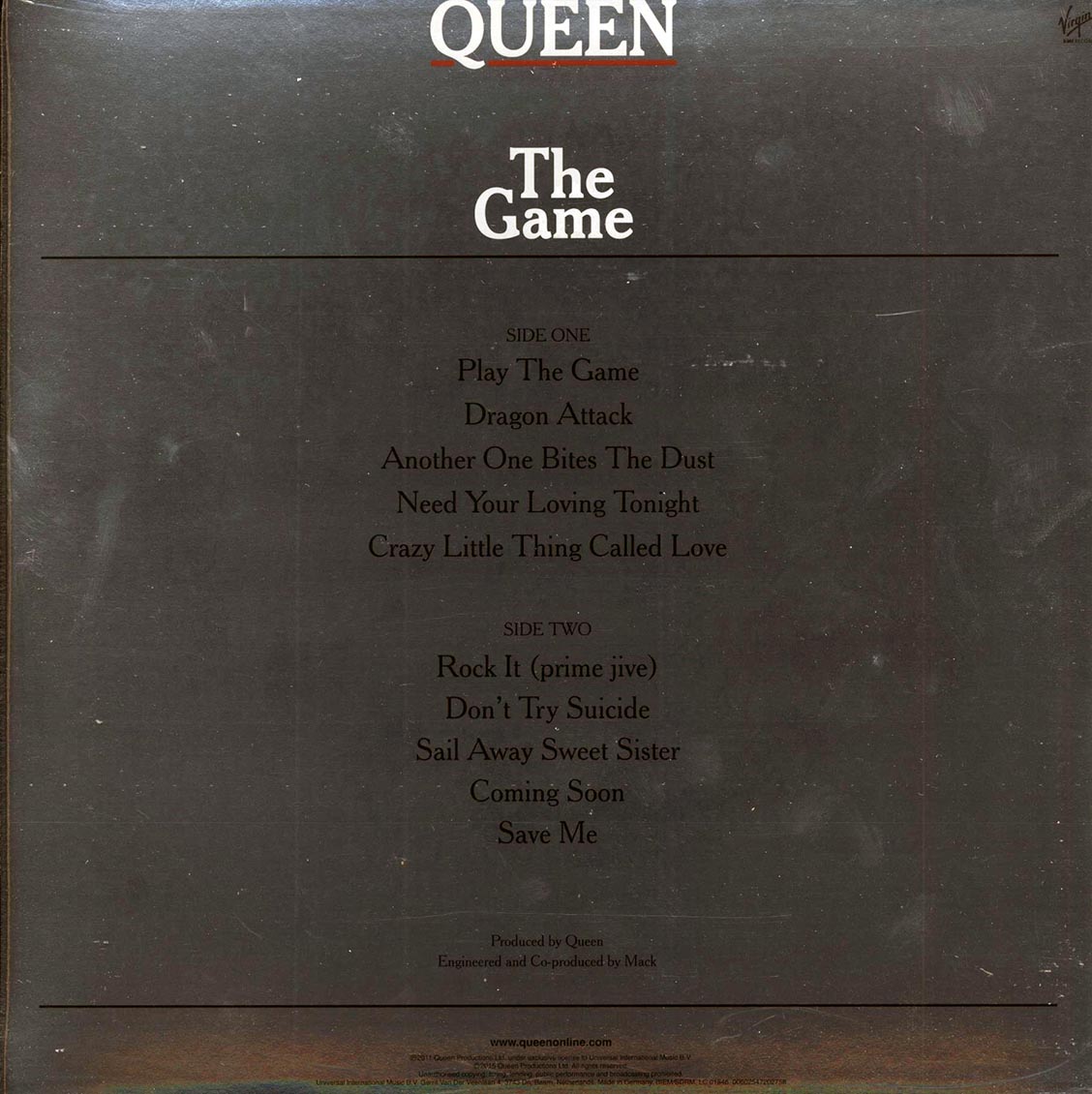 Queen - The Game [2015 Reissue Half-Speed Master 180G] [New Vinyl Record LP]