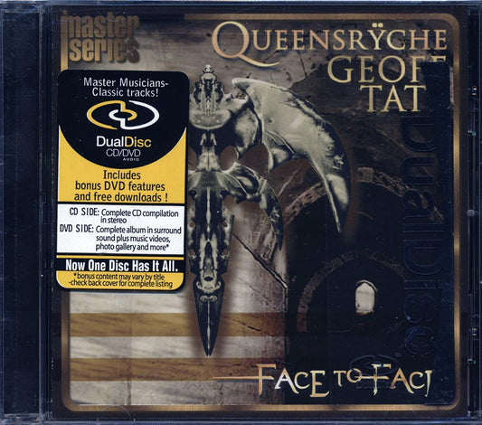 Queensryche, Geoff Tate - Face to Face [2006 New CD/DVD DualDisc]