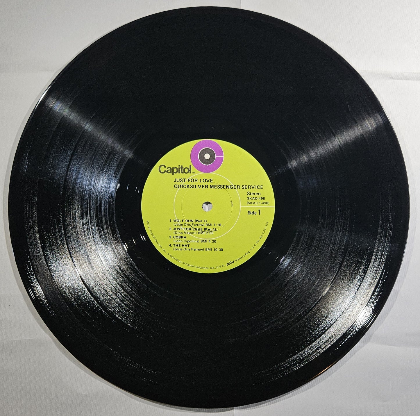 Quicksilver Messenger Service - Just for Love [1973 Used Vinyl Record LP]