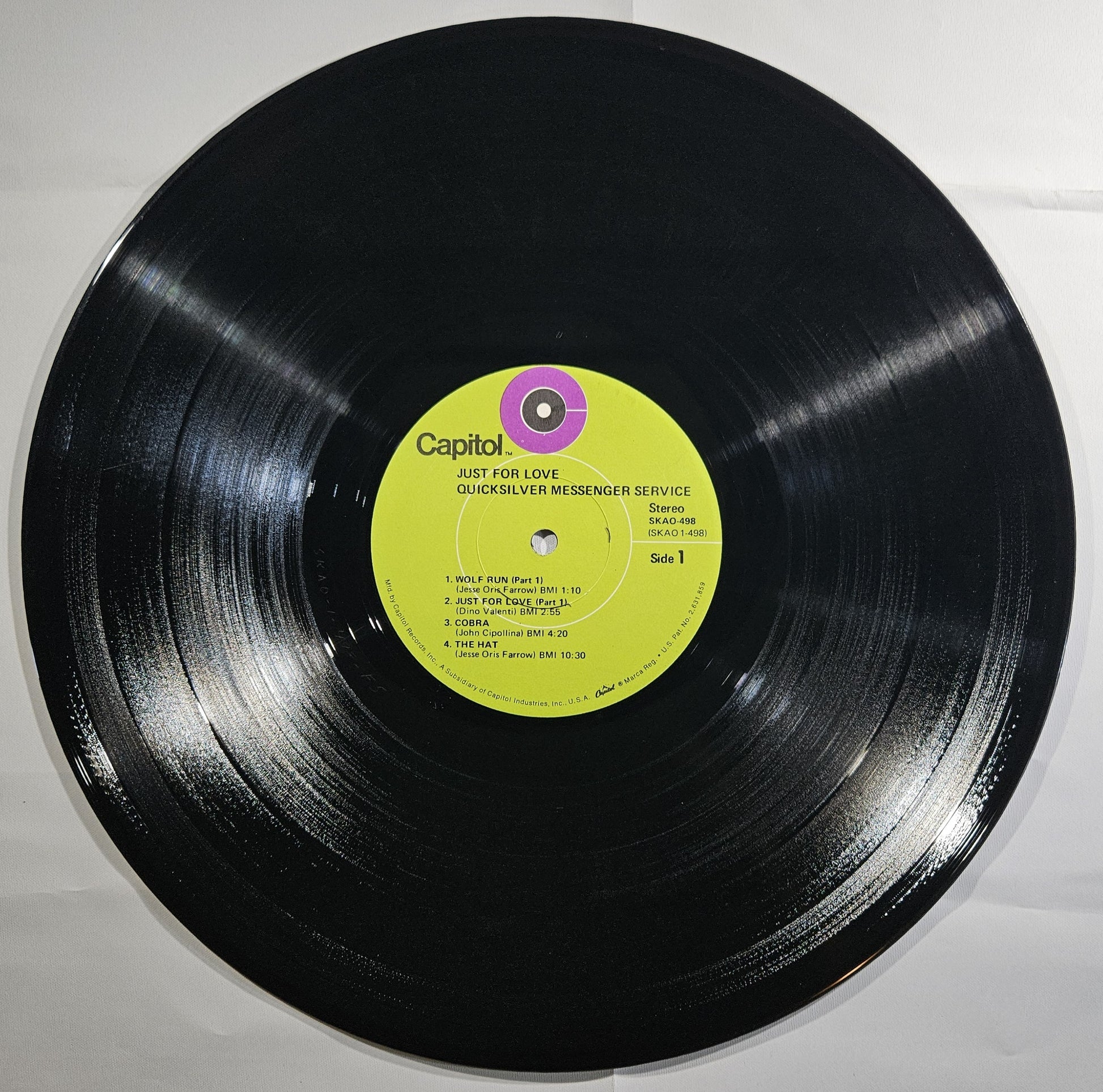 Quicksilver Messenger Service - Just for Love [1973 Used Vinyl Record LP]