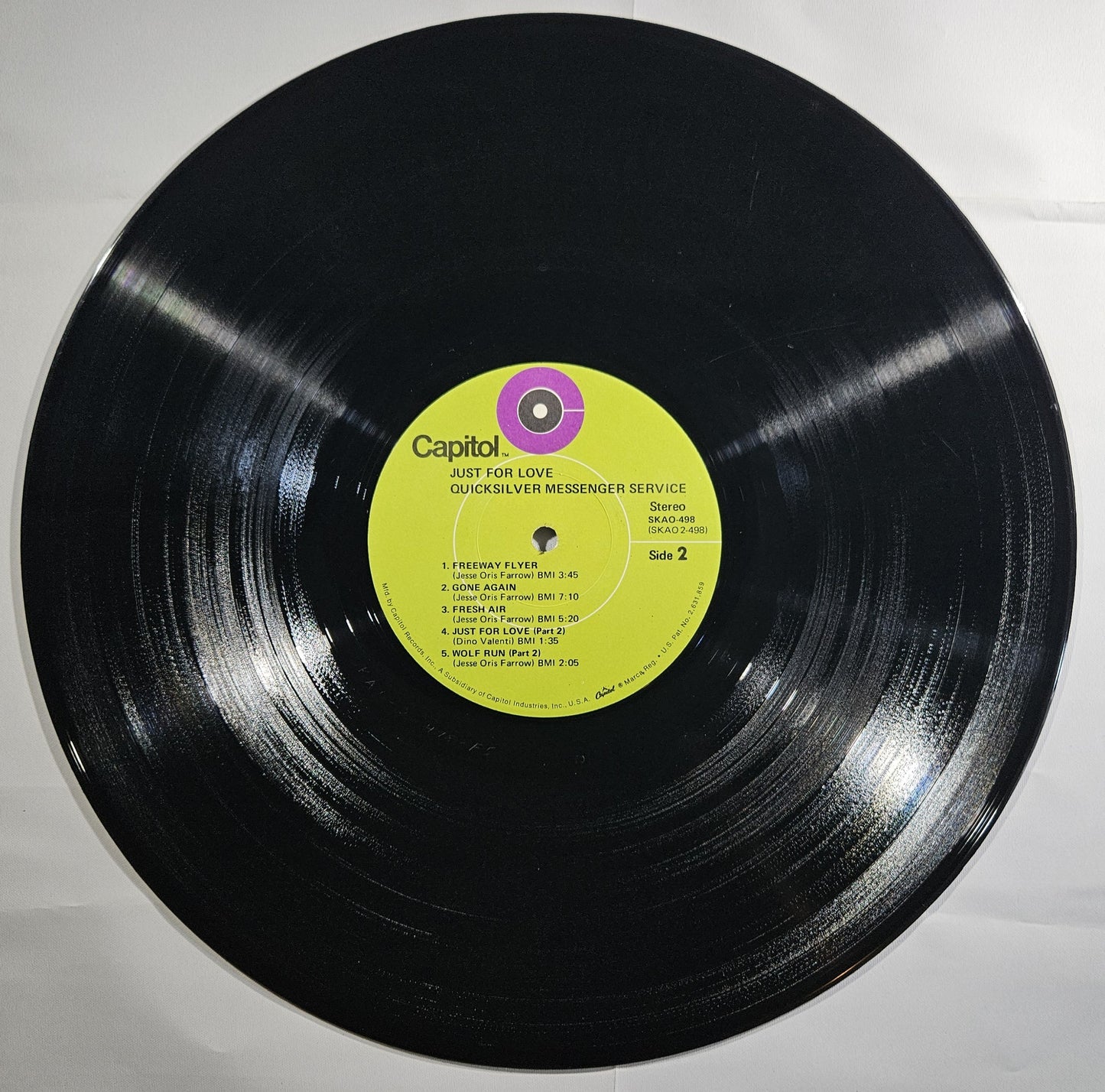 Quicksilver Messenger Service - Just for Love [1973 Used Vinyl Record LP]
