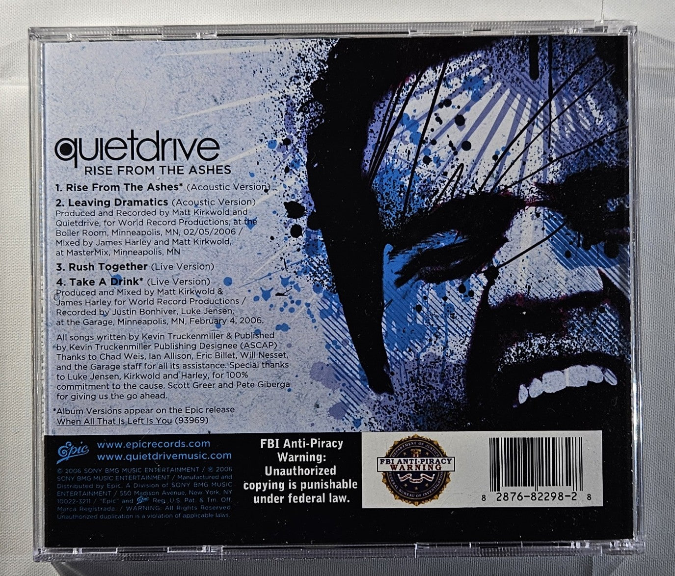 Quietdrive - Raise From the Ashes [2006 Used CD EP]