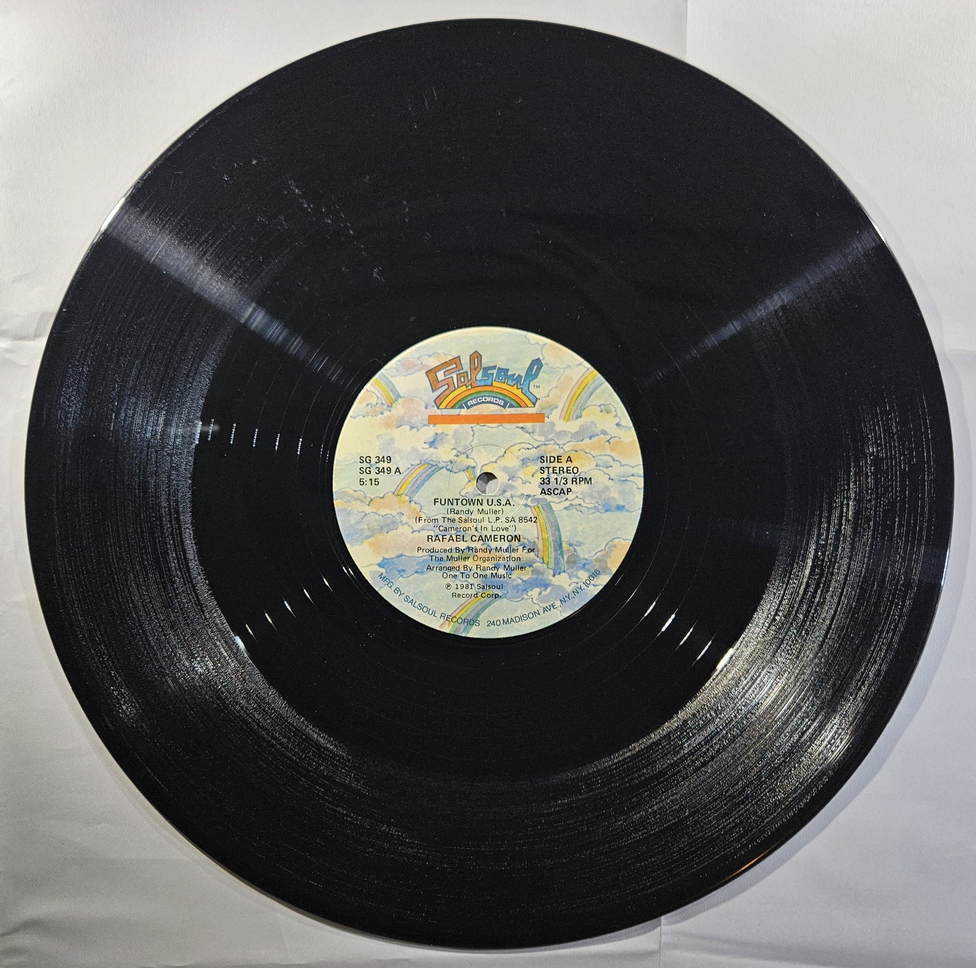 Rafael Cameron - Funtown U.S.A. [1981 Used Vinyl Record 12" Single]