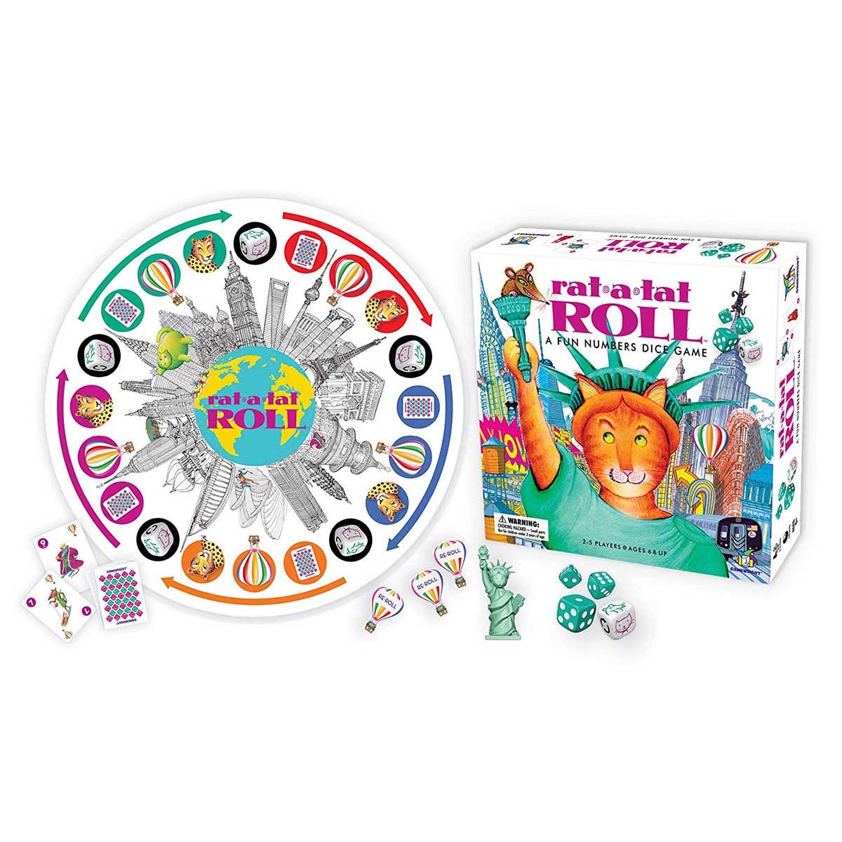 Rat-a-Tat - A Fun Numbers Dice Game - Gamewright