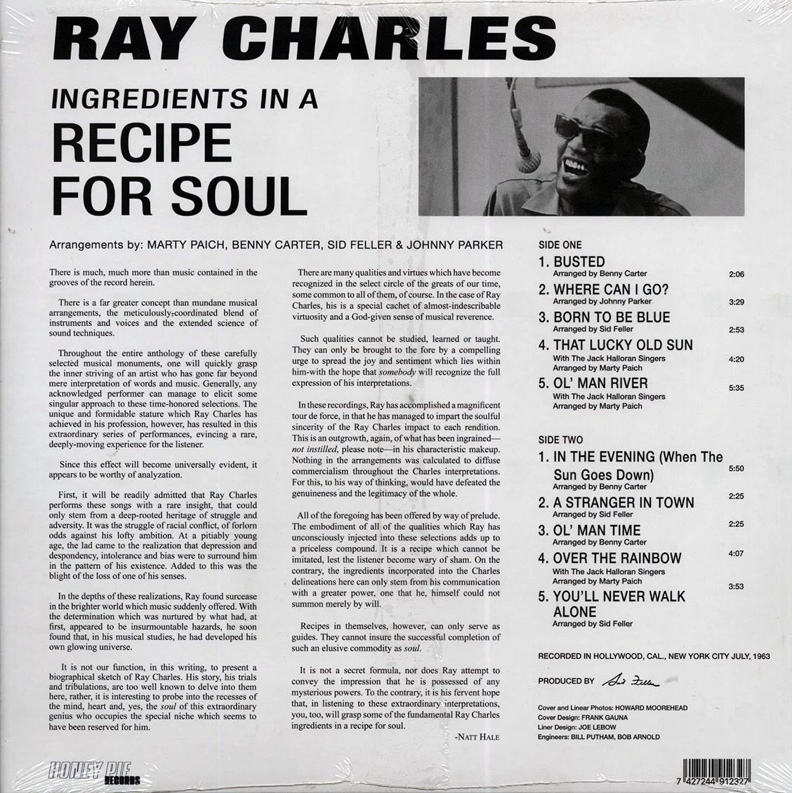 Ray Charles - Ingredients in a Recipe for Soul [2021 Reissue] [New Vinyl Record LP]