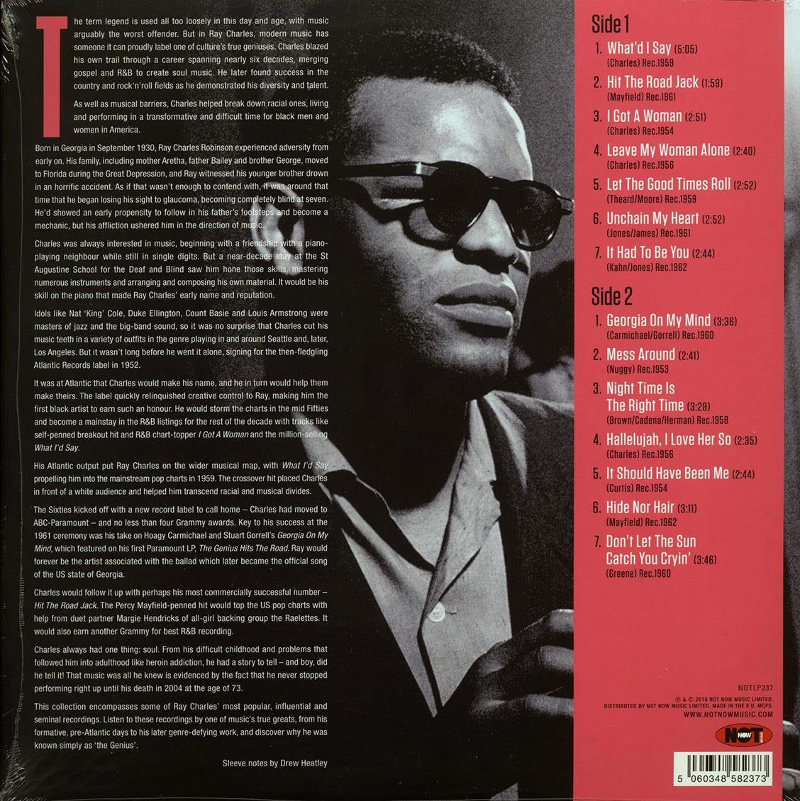 Ray Charles - The Very Best of Ray Charles - What'd I Say [2018 180G Pink] [New Vinyl Record LP]