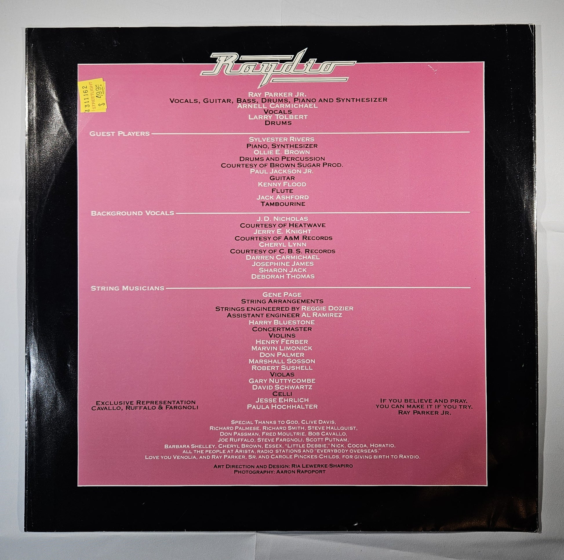 Ray Parker Jr. & Raydio - A Woman Needs Love [1981 Used Vinyl Record LP] [B]