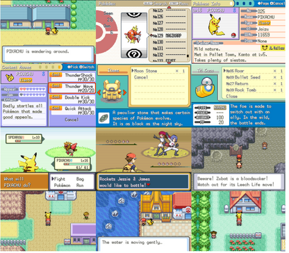 Pokemon Recharged Yellow GBA Pokemon ROM Hack Video Game Boy Advance