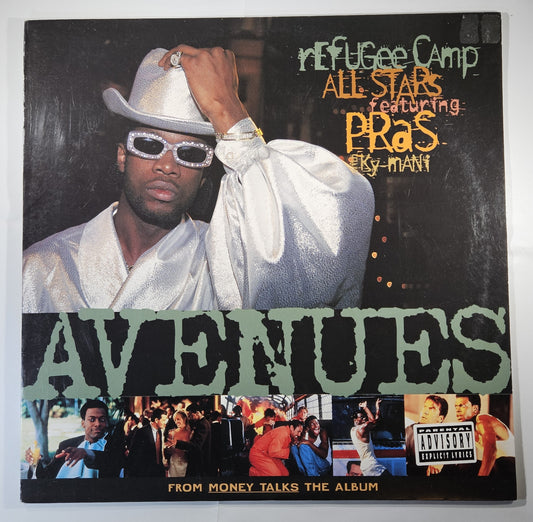 Refugee Camp All Stars Feat Pras With Ky-Mani - Avenues [1997 Used Vinyl Record 12" Single]