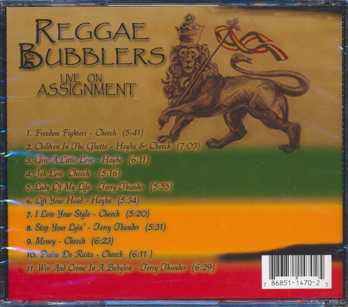 Reggae Bubblers - Live on Assignment [2006 New CD]