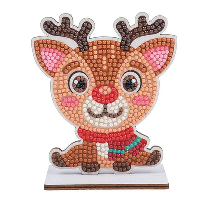 Reindeer Crystal Art Festive Buddies Kit Craft Buddy