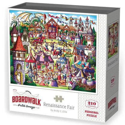 Renaissance Fair 210 Piece Jigsaw Puzzle Boardwalk