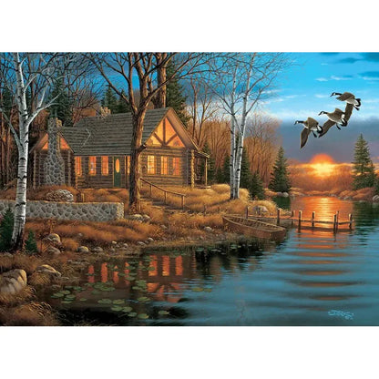 Rest Stop 1000 Piece Jigsaw Puzzle Cobble Hill