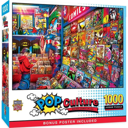 Retro Comic Bliss Pop Culture 1000 Piece Jigsaw Puzzle MasterPieces