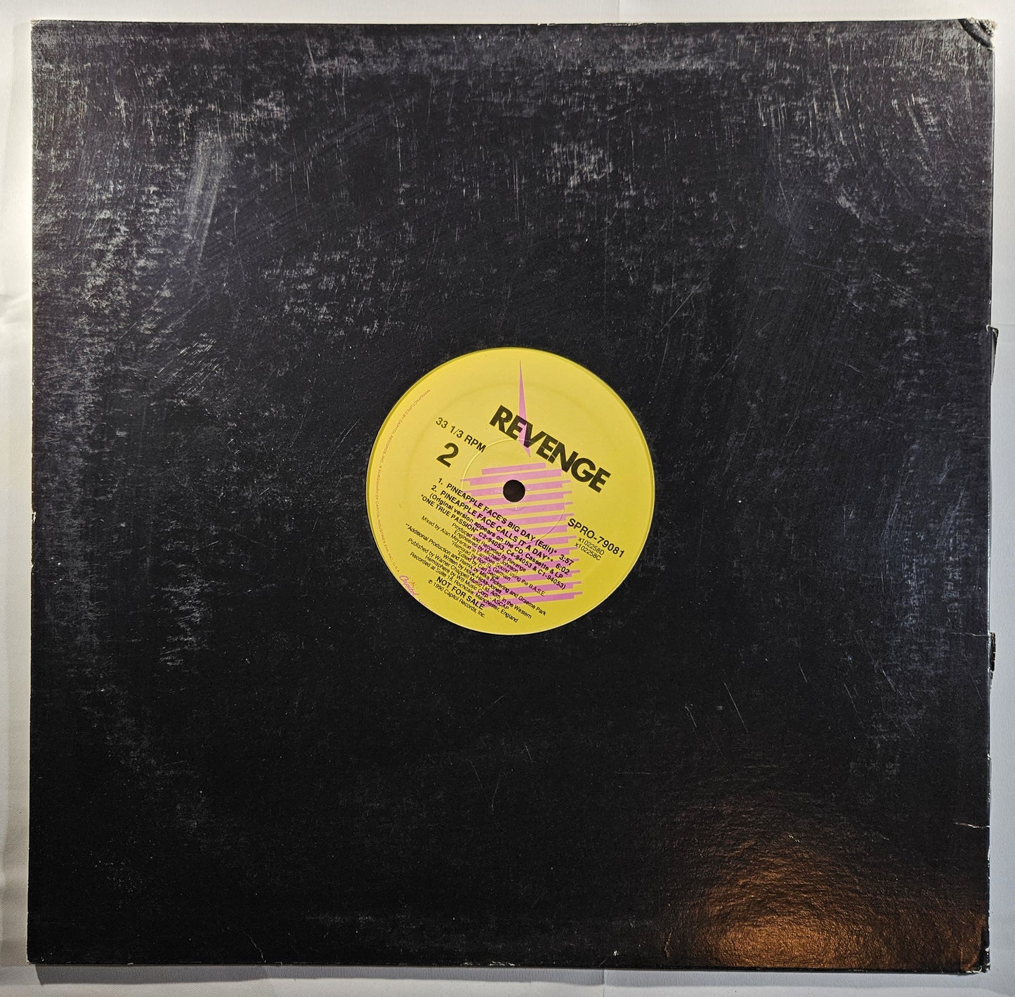 Revenge - Pineapple Face [1990 Promo] [Used Vinyl Record 12" Single]