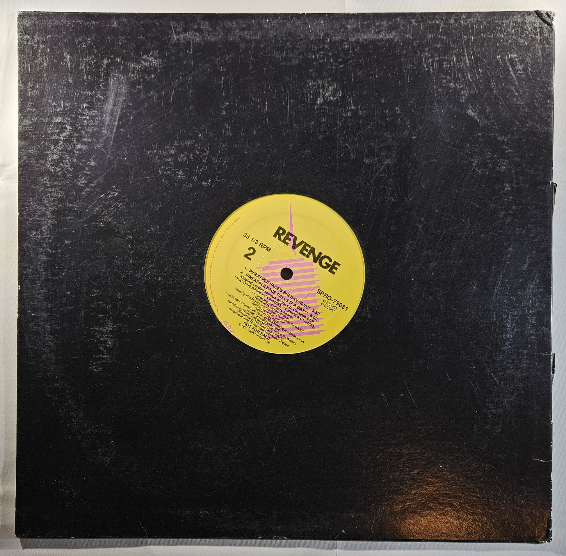 Revenge - Pineapple Face [1990 Promo] [Used Vinyl Record 12" Single]