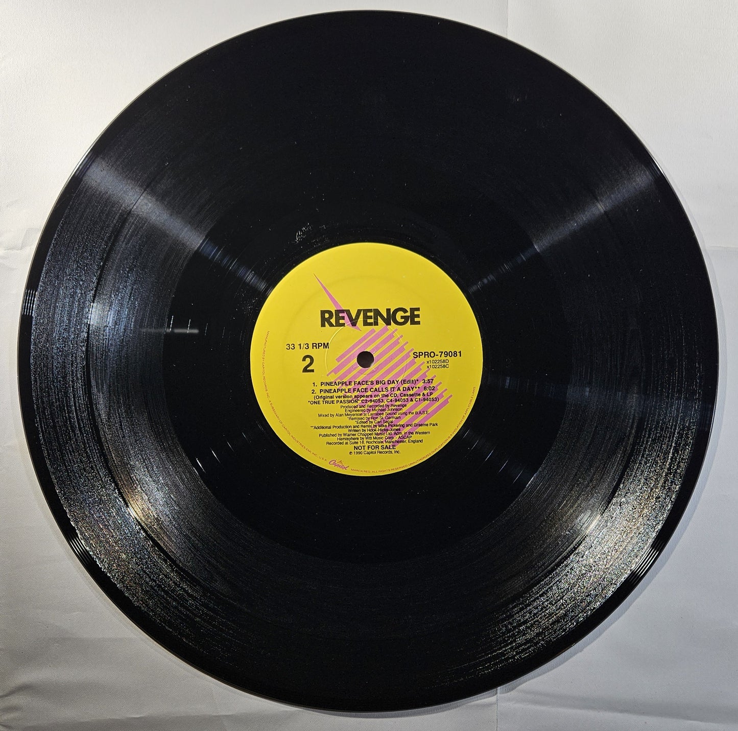 Revenge - Pineapple Face [1990 Promo] [Used Vinyl Record 12" Single]