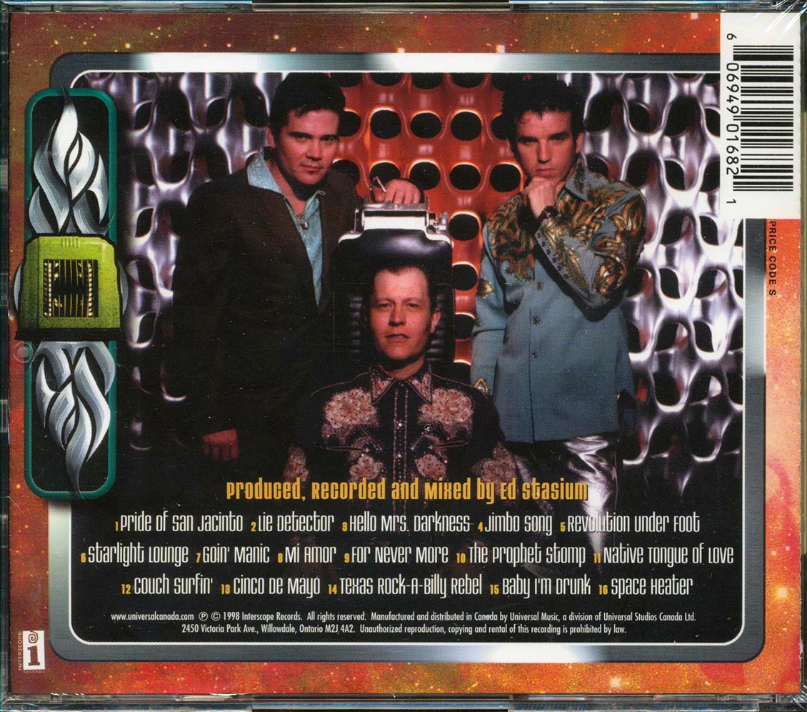 Reverend Horton Heat - Space Heater [1998 New CD]