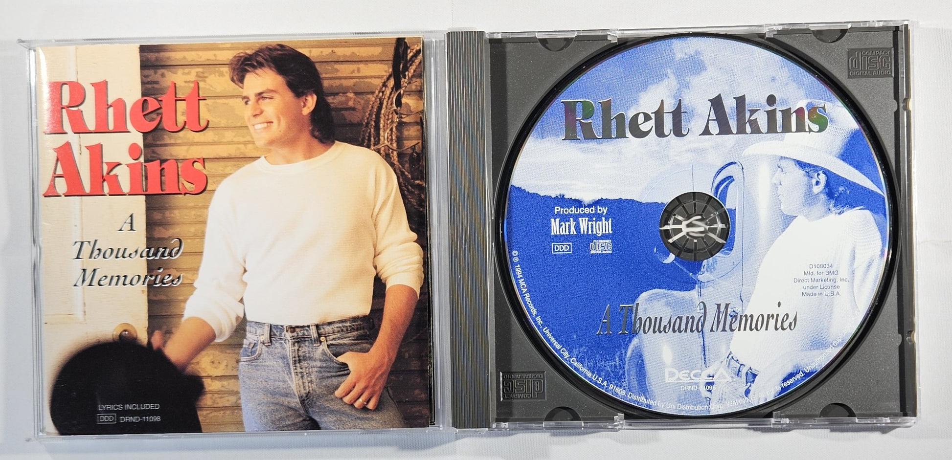 Rhett Akins - A Thousand Memories [1995 Club Edition] [Used CD]