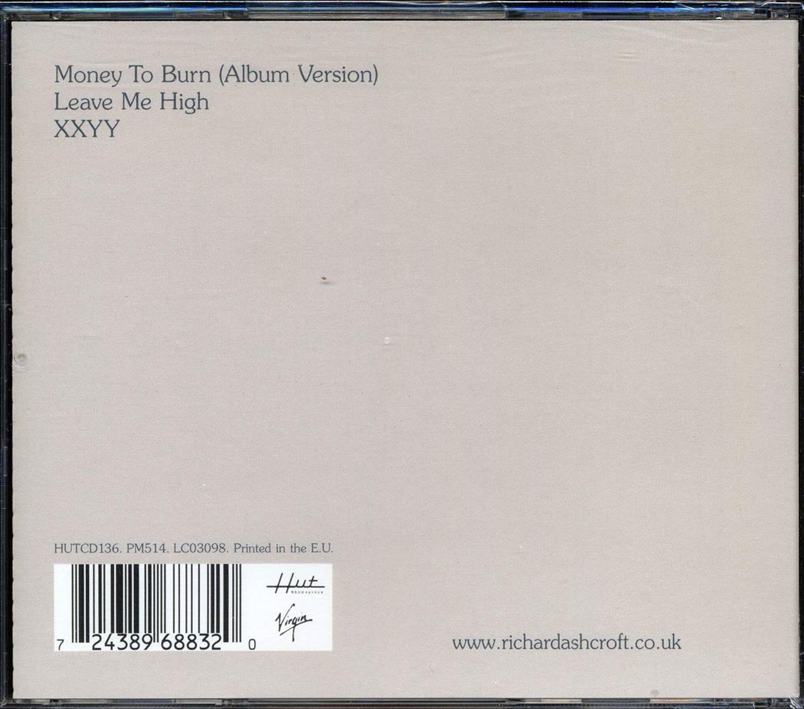Richard Ashcroft - Money to Burn [2000 New CD Single]