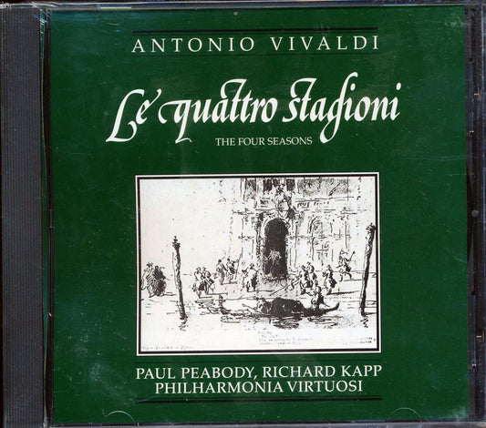 Richard Kapp - Vivaldi The Four Seasons (Paul Peabody) [1988 New CD]