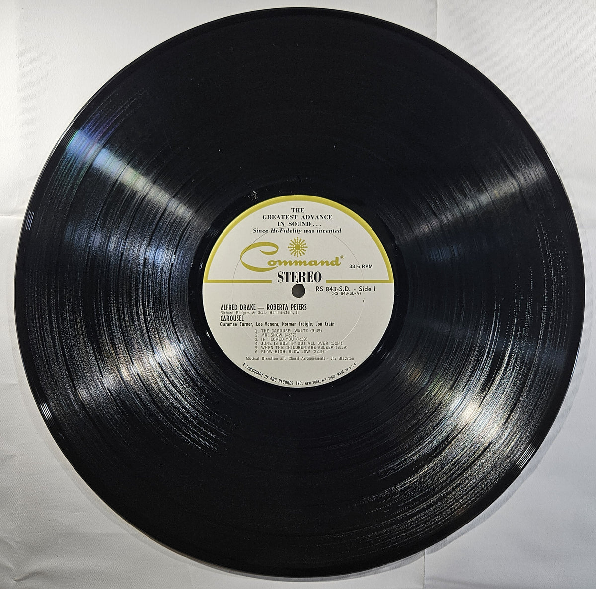 Rodgers & Hammerstein - Carousel [1962 Used Vinyl Record LP]