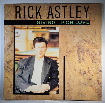 Rick Astley - Giving Up on Love [1989 Promo] [Used Vinyl Record 12" Single]