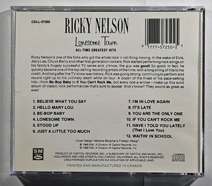 Ricky Nelson - Lonesome Town (All-Time Greatest Hits) [Reissue] [Used CD]