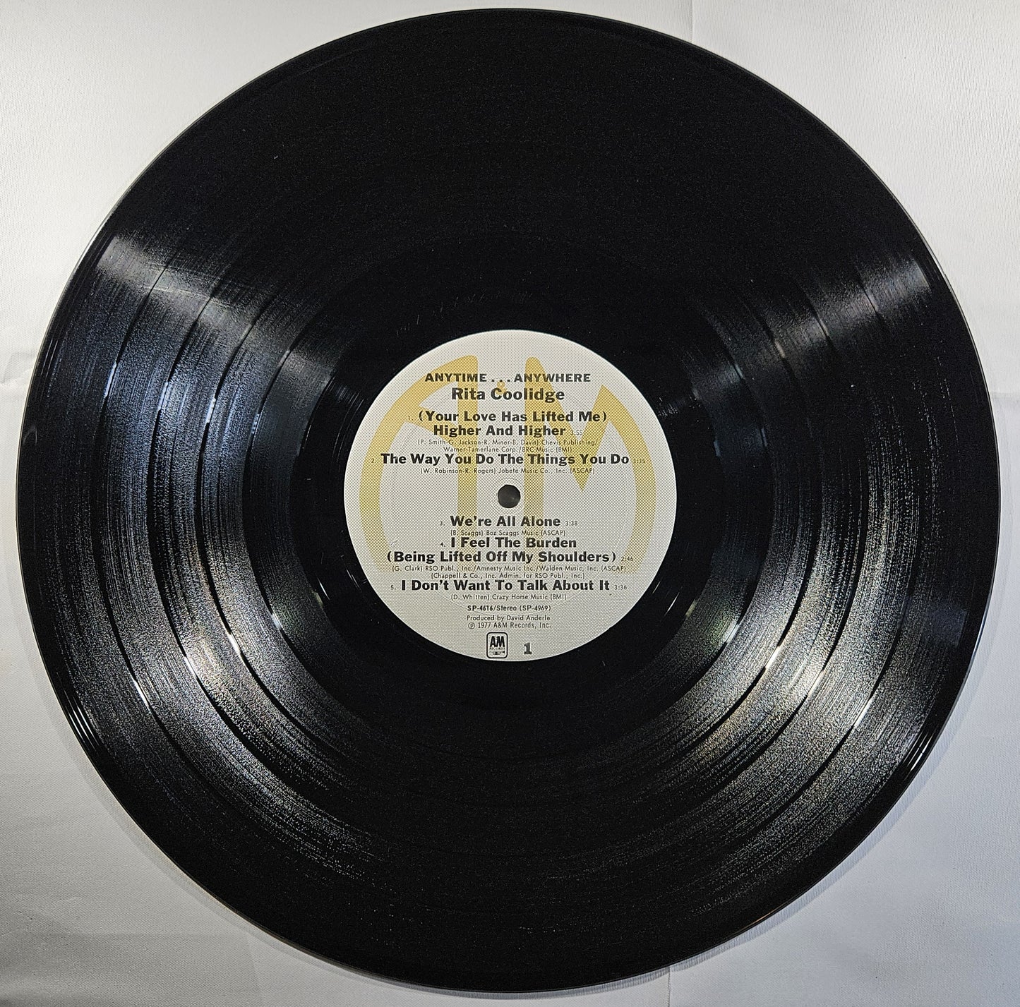 Rita Coolidge - Anytime...Anywhere [1977 Monarch Press] [Used Vinyl Record LP]
