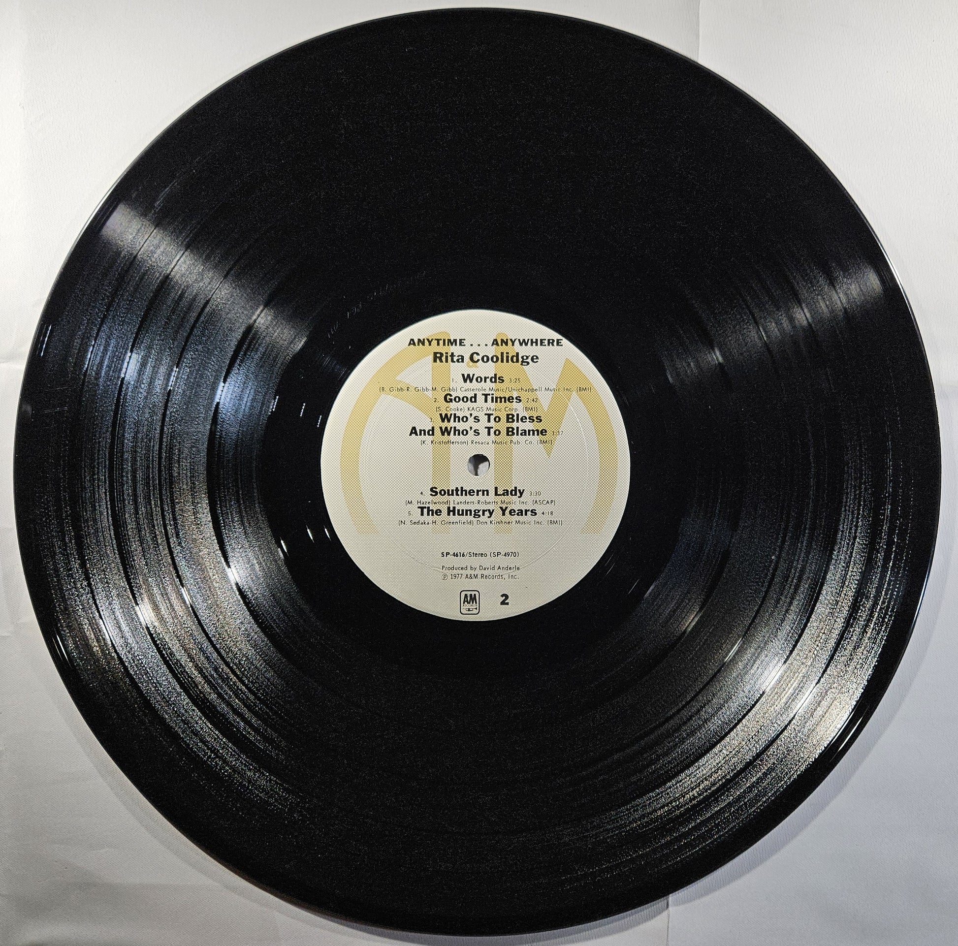 Rita Coolidge - Anytime...Anywhere [1977 Monarch Press] [Used Vinyl Record LP]