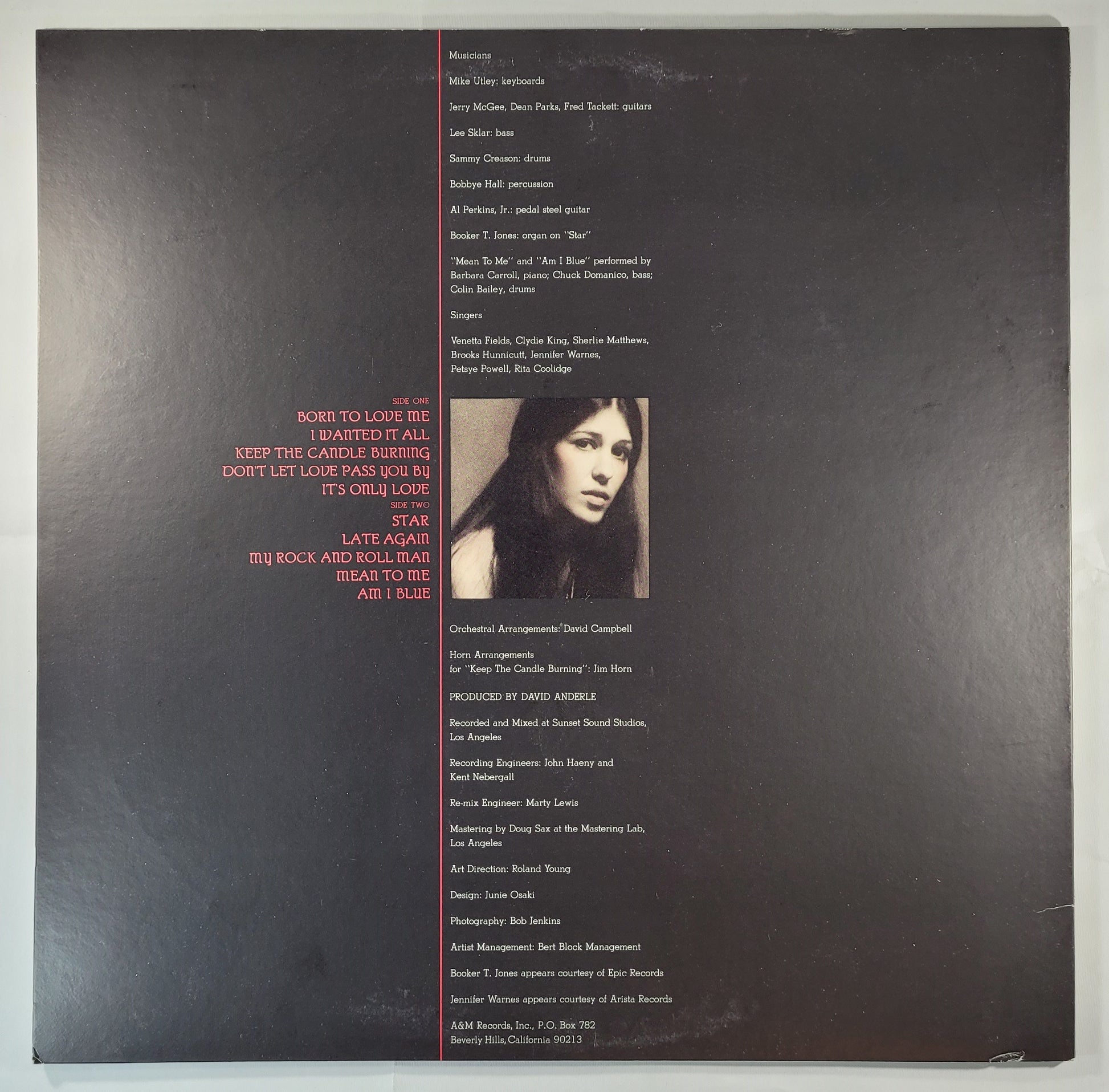 Rita Coolidge - It's Only Love [1975 Monarch Pressing] [Used Vinyl Record LP]