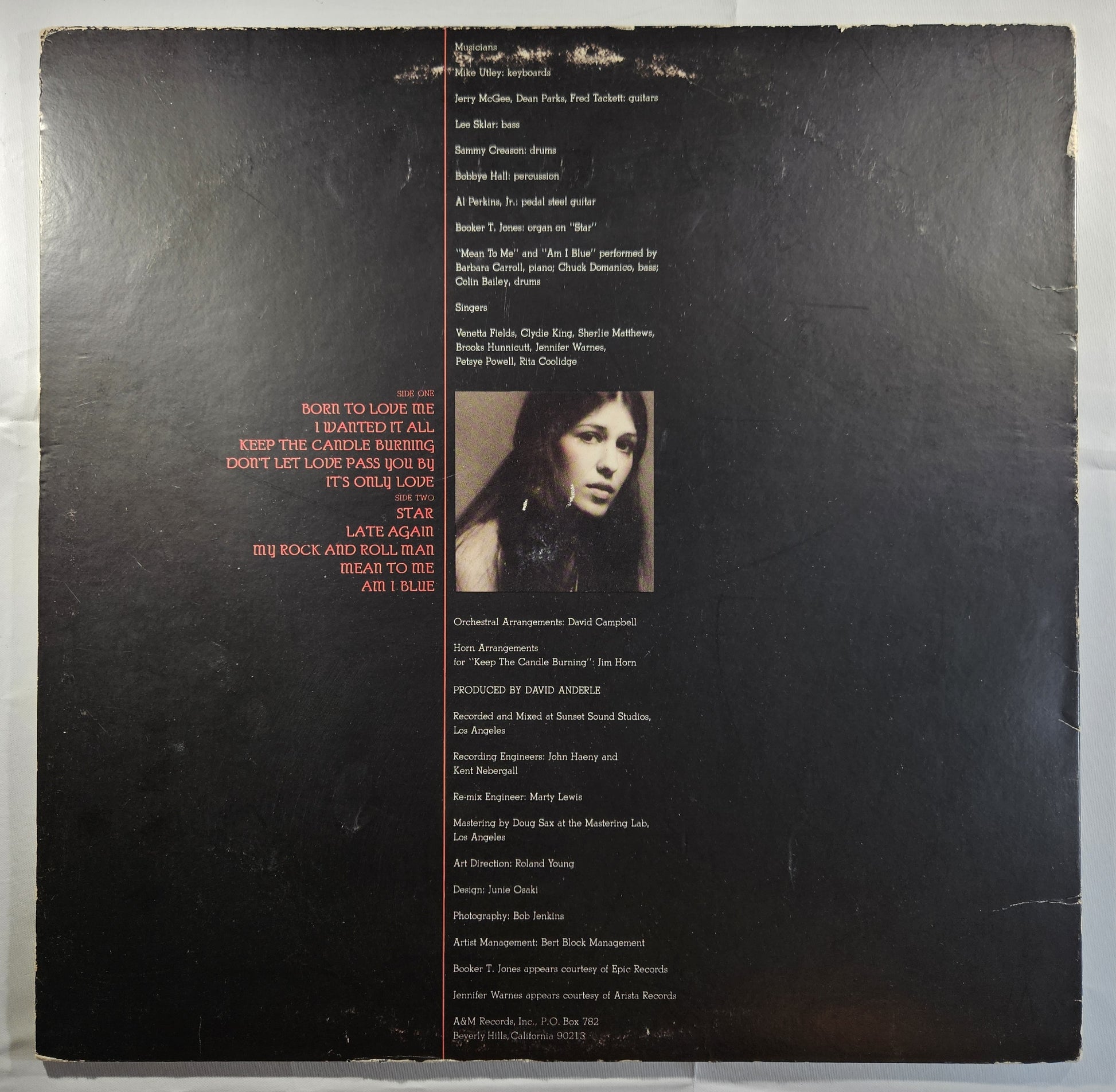 Rita Coolidge - It's Only Love [1975 Monarch Press] [Used Vinyl Record LP]