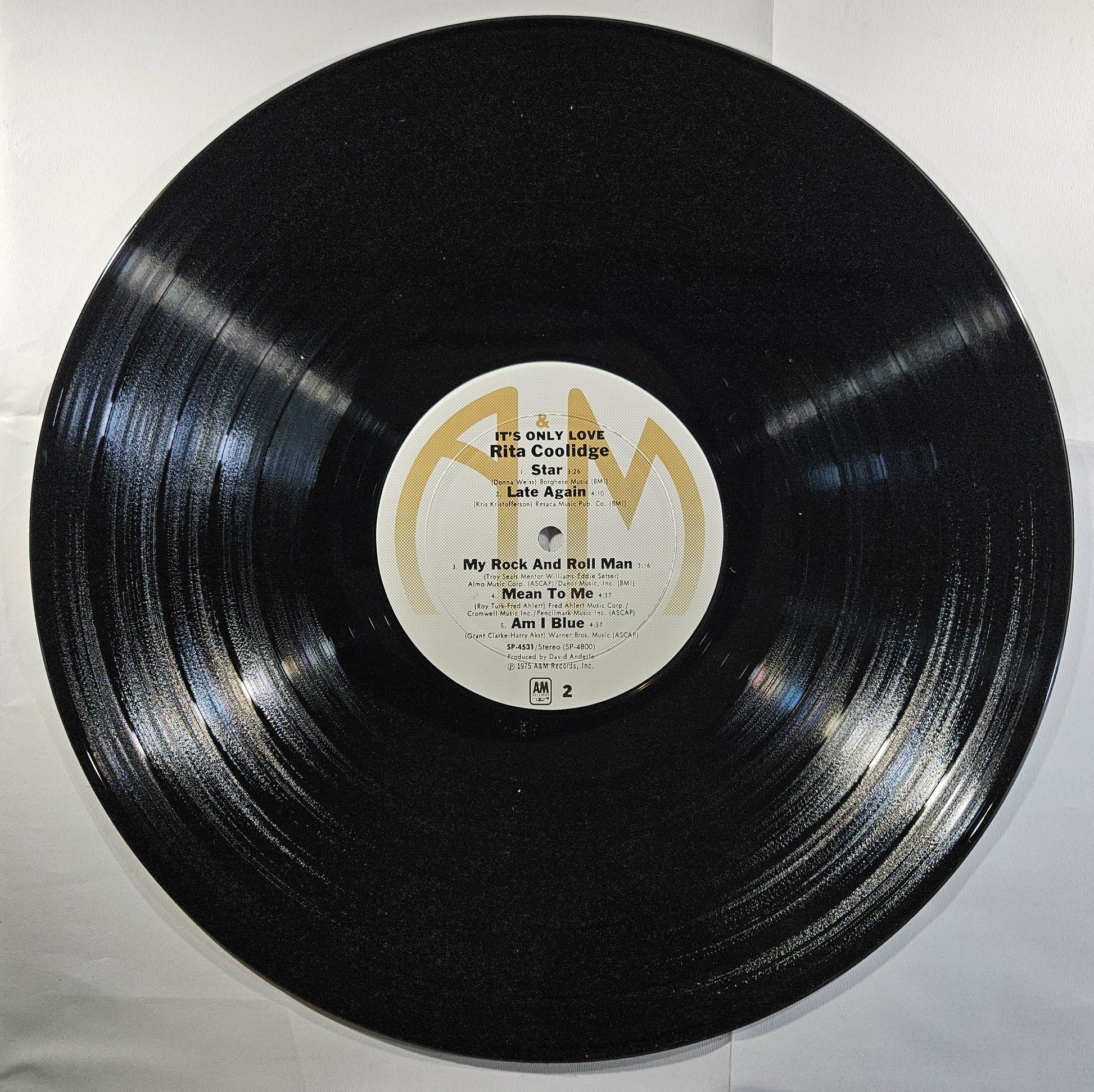 Rita Coolidge - It's Only Love [1975 Monarch Press] [Used Vinyl Record LP]